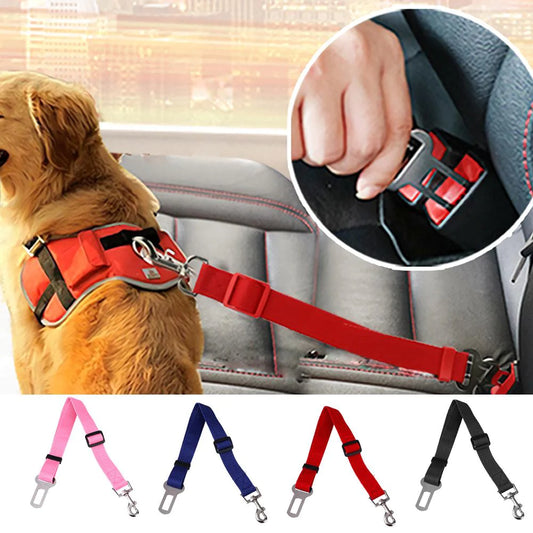 Premium Pet Car Seat Belt - Adjustable Safety Harness for Dogs