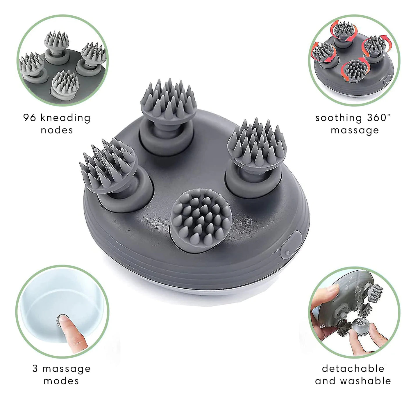 Electric Pet Head Massager - Stress Relief for Cats & Small Dogs